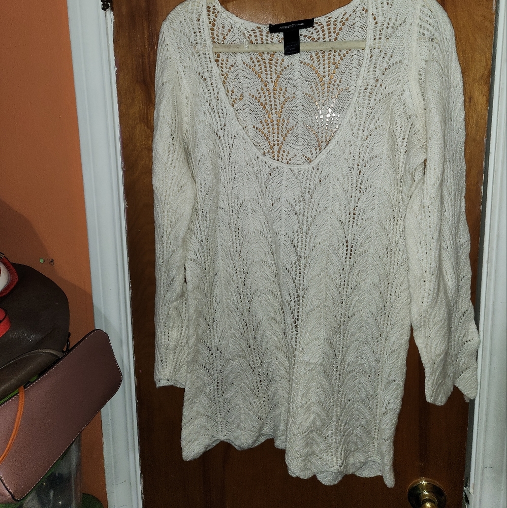 Crochet sweater size 14/16